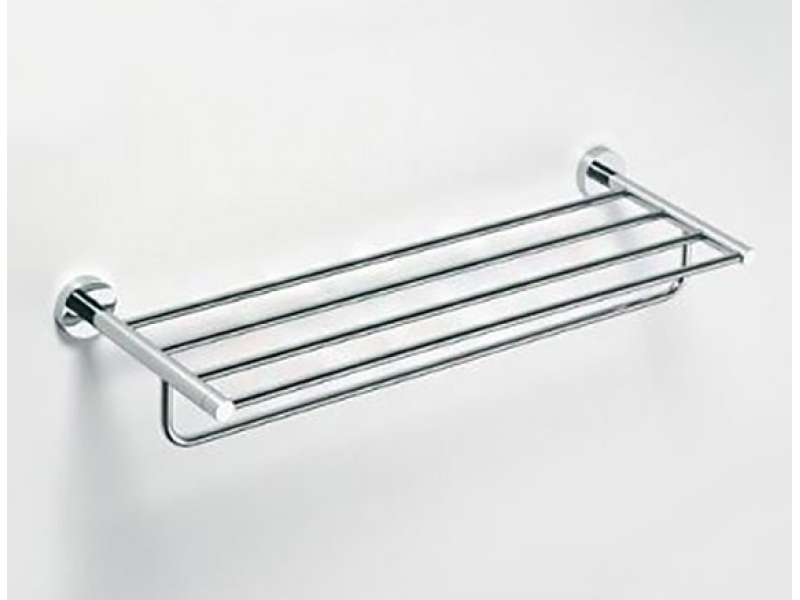 Купить Полка для полотенец Bemeta Omega 104105072 65.5 x 20 x 11 cм, хром