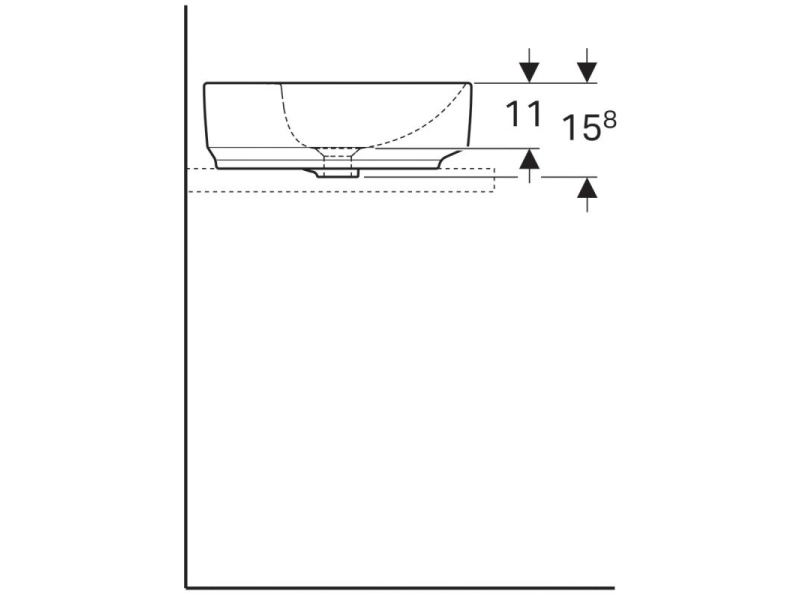 Купить Раковина Geberit Variform 500.770.01.2, 45 x 45 см, белая