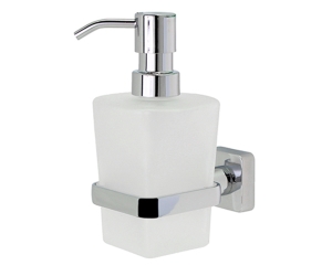 Дозатор для жидкого мыла с держателем WasserKRAFT Dill, K-3999