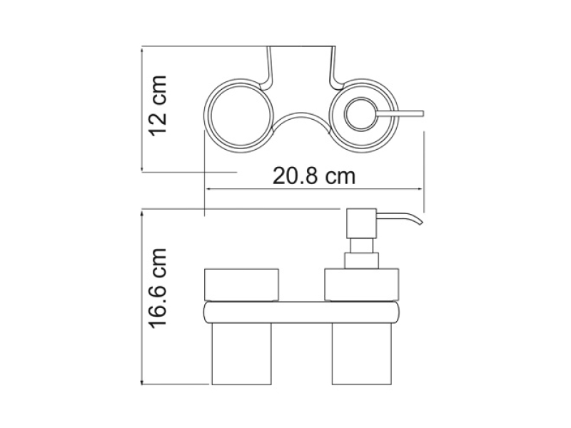 Купить Держатель стакана и дозатора WasserKRAFT Berkel, K-6889
