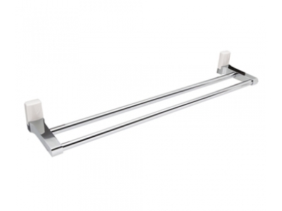 Полотенцедержатель двойной WasserKRAFT Leine, 65 см, хром, K-5040W