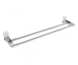 Полотенцедержатель двойной WasserKRAFT Leine, 65 см, хром, K-5040W