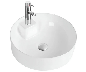 Раковина Aquatek Европа, 40.5 см, накладная, белая, AQ5212-00