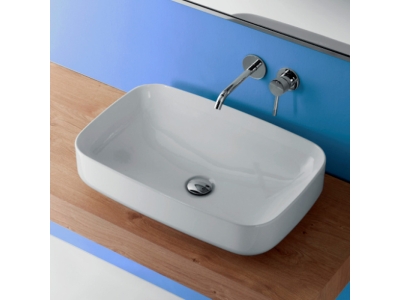 Раковина накладная Kerasan Tribeca 60 х 38 см, цвет белый, 514101