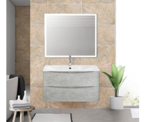 Тумба под раковину BelBagno Acqua-800 ACQUA-800-2C-SO-CVG искусственный камень, цвет серый
