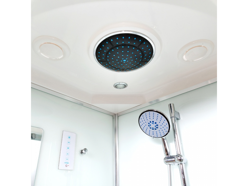 Купить Душевая кабина Deto D D90S+ эл. 90 x 90 см, с крышей и электрикой