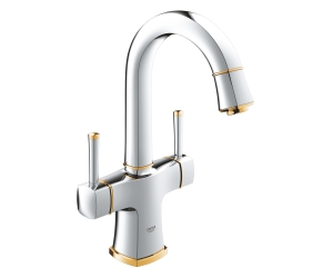 Смеситель Grohe Grandera 21107IG0, хром/золото