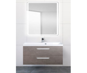 Тумба под раковину BelBagno Aurora AURORA-1000-2C-SO-PG подвесная (2 ящ.)