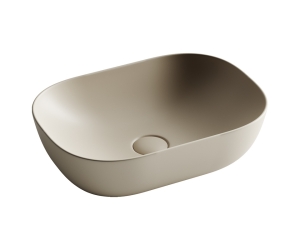 Раковина Ceramica Nova Element накладная, 45.5 х 32.5 см, капучино матовый, CN6009MC