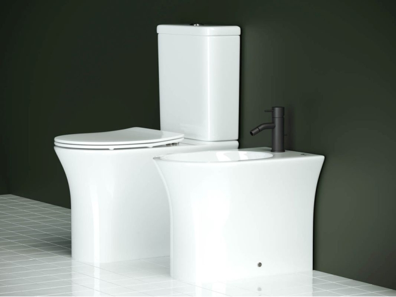 Купить Напольный унитаз Ceramica Nova Star Rimless CN1904 39 x 65 x 84 см безободковый, с сиденьем Soft Close