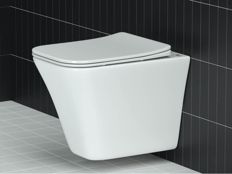 Купить Подвесной унитаз Ceramica Nova Mono Rimless CN1902 35 x 50 x 36 см безободковый, с сиденьем Soft Close
