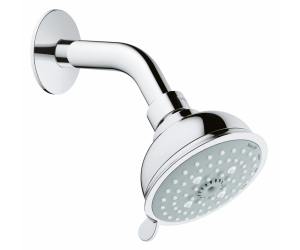 Верхний душ Grohe New Tempesta Rustic 100 IV 26089001 (26089000), 100х100 мм, 4 режима струи, с держателем