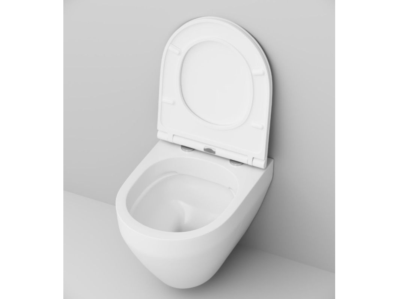 Купить Инсталляция Am.Pm Spirit V2.0, IS48051.701700 с безободковым унитазом Spirit V2.0 FlashClean, клавиша Pro M глянцевый хром, крышка микролифт