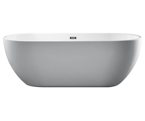 Ванна акриловая Vincea VBT-108, 180 x 80 см, слив-перелив в комплекте, белый