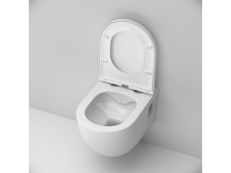 Купить Инсталляция Am.Pm с безободковым унитазом Am.Pm Like FlashClean, сиденье микролифт, клавиша Pro L белый глянец, комплект IS49001.801701
