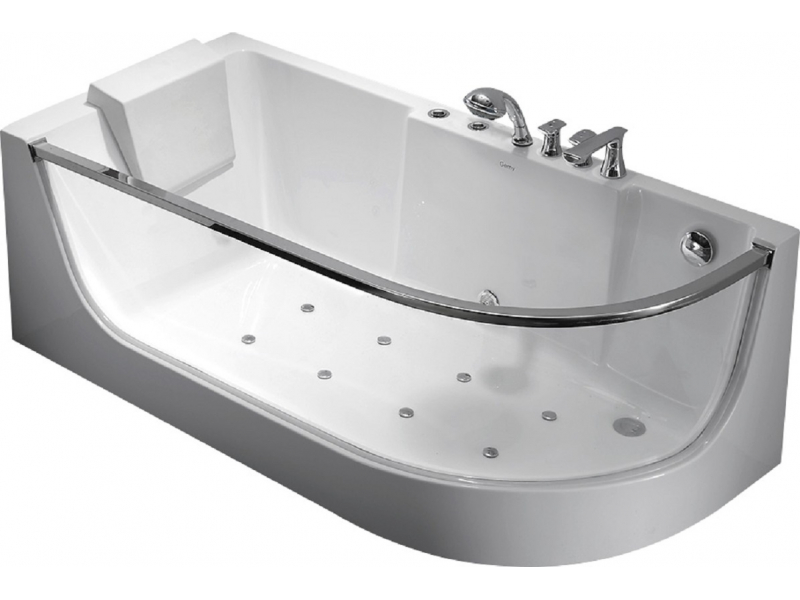 Купить Аэромассажная акриловая ванна Gemy G9227 Milk SPA L, 165 х 80 х 58 см