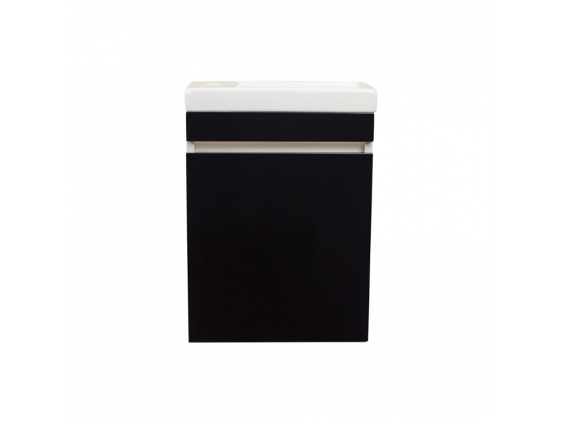 Купить Тумба под раковину Style Line Compact 40 CC-00000419, 40 см, подвесная, черная