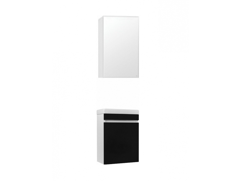Купить Тумба под раковину Style Line Compact 40 CC-00000419, 40 см, подвесная, черная