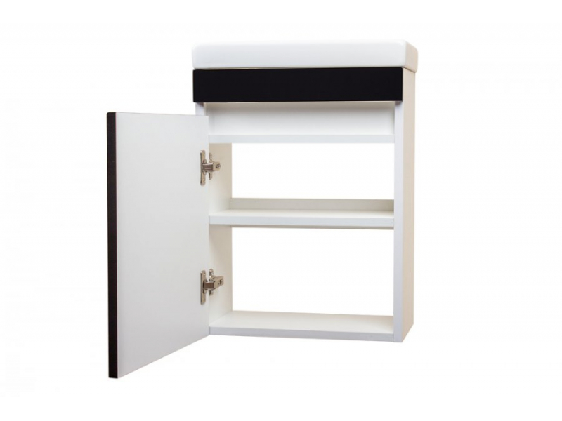 Купить Тумба под раковину Style Line Compact 40 CC-00000419, 40 см, подвесная, черная