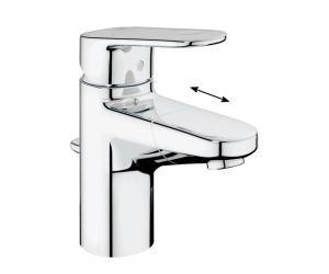 Смеситель Grohe Europlus II для раковины с гигиеническим душем, хром, 33155002