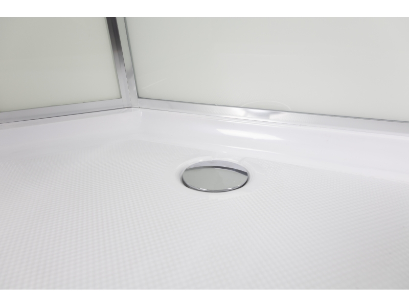 Купить Душевая кабина Niagara Premium 90 x 90, с г/м, низкий поддон, профиль - хром, стекло - прозрачное, NG-6001-01GD