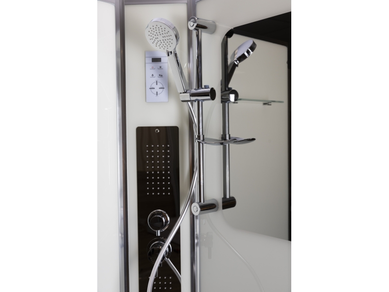 Купить Душевая кабина Niagara Premium 90 x 90, с г/м, низкий поддон, профиль - хром, стекло - прозрачное, NG-6001-01GD