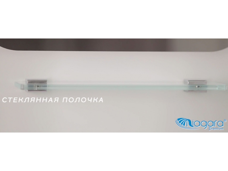 Купить Душевая кабина Niagara Premium 120 x 80, низкий поддон, профиль - хром, стекло - прозрачное, NG-6012-01QL/R