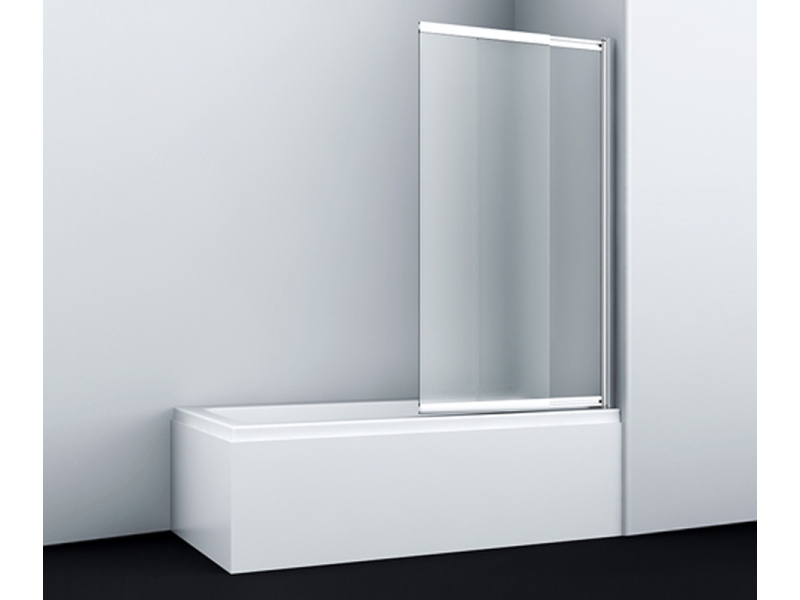 Купить Стеклянная шторка на ванну WasserKraft 41S02-100L/R Matt glass, распашная/раздвижная, двустворчатая