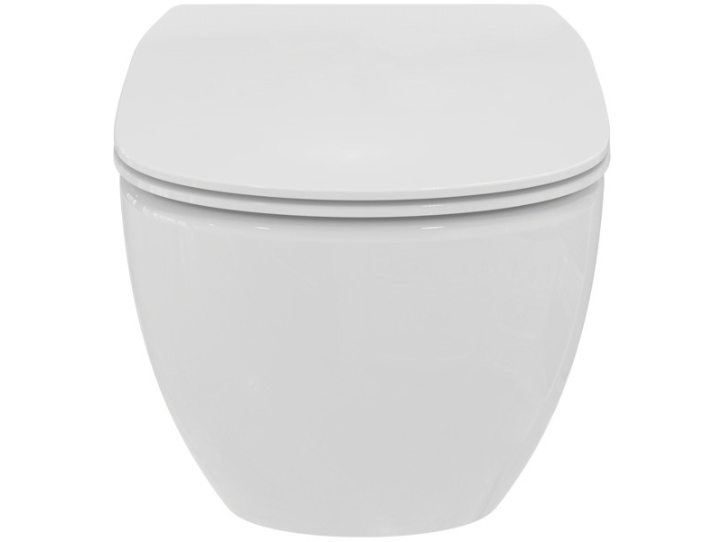 Купить Подвесной унитаз Ideal Standard Tesi WH RimLS+, крышка-сиденье с микролифтом, белый, T536001