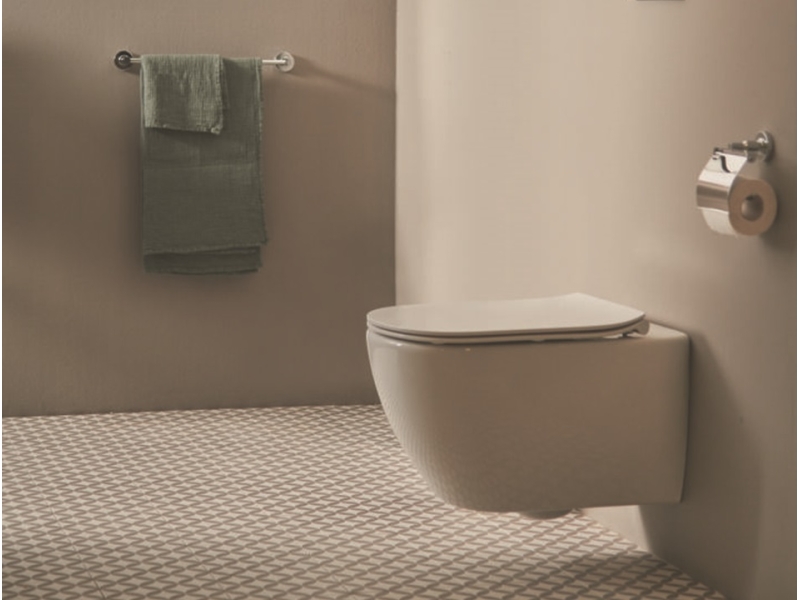 Купить Подвесной унитаз Ideal Standard Tesi WH RimLS+, крышка-сиденье с микролифтом, белый, T536001