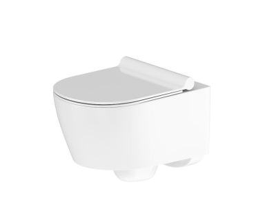Подвесной унитаз Damixa Luna, безободковый, крышка-сиденье микролифт, DX46C1700SC