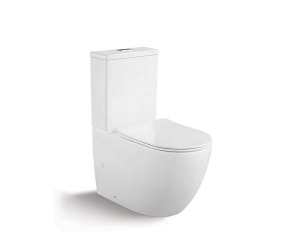 Напольный унитаз CeramaLux NS 2176 37 х 68 х 81.5 см душевой смыв, сиденье DP, Soft Close, белый