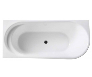 Ванна акриловая Vincea VBT-301-1500 L/R, 150 x 78 см, слив-перелив в комплекте, белый
