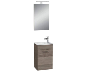 Комплект мебели Vitra Mia 40 см тумба, раковина, зеркало c подсветкой, кордован, 75104