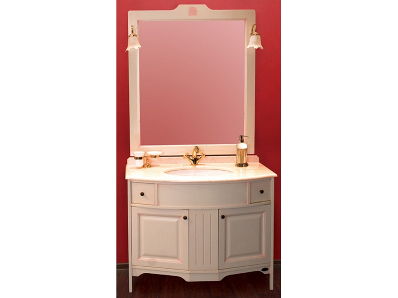 Купить Комплект мебели Migliore Alicante PS.ALC-C105 105 см, столешница Rosa Portogallo
