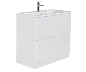 Тумба под раковину BelBagno Albano ALBANO-700-2C-PIA-BL 70 см, напольная, цвет белый глянцевый (bianco lucido)