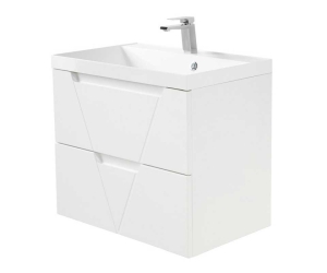 Тумба под раковину BelBagno Vittoria 70, подвесная, цвет Bianco Opaco, Vittoria-700-2C-SO-BO-P
