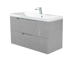 Тумба под раковину BelBagno Vittoria 100, подвесная, цвет Toros Bianco, Vittoria-1000-2C-SO-TB-P