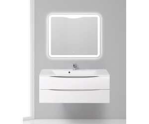 Тумба под раковину BelBagno Marino MARINO-1100-2C-SO-BO-P 110 см, подвесная, цвет белый матовый (bianco opaco)