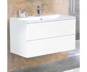 Тумба под раковину BelBagno Acqua ACQUA-1200-2C-SO-BL 120 см, подвесная, цвет белый глянцевый (bianco lucido)