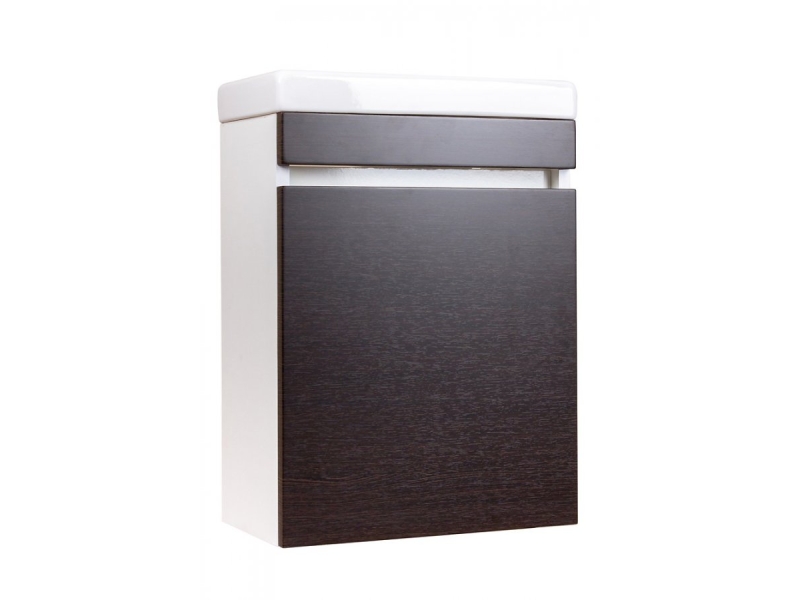 Купить Тумба под раковину Style Line Compact 40 CC-00000417 Люкс, 40 см, подвесная, венге