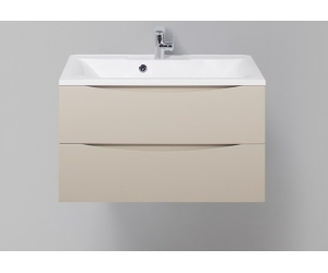 Тумба под раковину BelBagno Marino MARINO-800-2C-SO-CO-P, 80 х 45 х 55 см, Crema Opaco - бежевый матовый