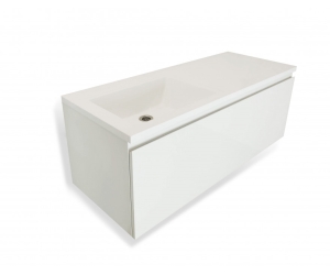 Тумба с раковиной Эстет Dallas Luxe ФР-00002302/ФР-00002303, 1 ящик, 115 х 48,2 см