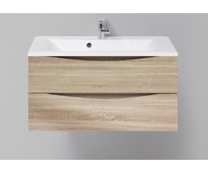 Тумба под раковину BelBagno Marino MARINO-900-2C-SO-WO-P, 90 х 45 х 55 см, Rovere Bianco - светло-коричневый