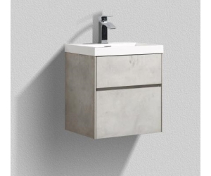Тумба под раковину BelBagno Pietra Mini PIETRA MINI-500AS-2C-SO-SCM 50 см, серый (Stucco Cemento)