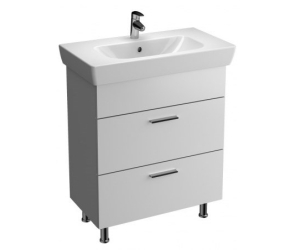 Тумба с раковиной VitrA Vision 65 см, белый, 57123