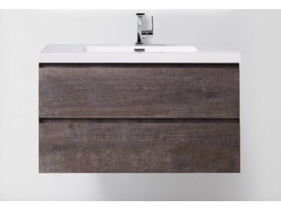 Тумба под раковину BelBagno Luce LUCE-1000-2C-SO-PT, 100 х 48 х 50 см, цвет серый камень (stone)