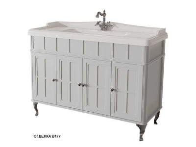 Тумба под раковину Caprigo Borgo 120 33416, цвет B-177 bianco grigio