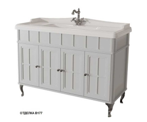 Тумба под раковину Caprigo Borgo 120 33416, цвет B-177 bianco grigio