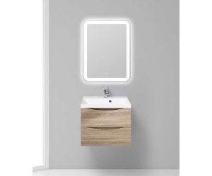 Тумба под раковину BelBagno Marino MARINO-600-2C-SO-WO-P 60 см, подвесная, цвет белый дуб (rovero bianco)